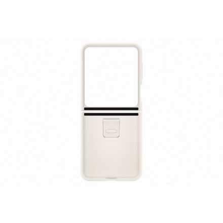 Galaxy Flip5 Silicone Case with Ring, Cream EF-PF731TU
