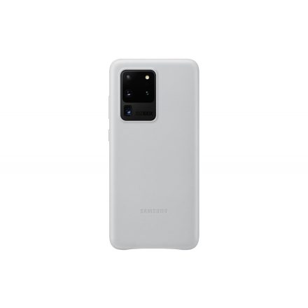 Samsung EF-VG988LS Világosszürke Bőr Tok S20 Ultra
