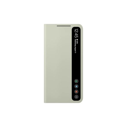Samsung EF-ZG990CM Olívazöld Smart Clear View tok S21 FE
