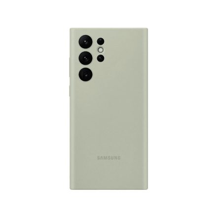 Samsung EF-PS908TM Olívazöld Szilikon tok S22 Ultra 5G