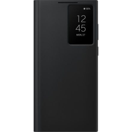 Samsung EF-ZS908CB Fekete Smart Clear View Tok S22 Ultra 5G