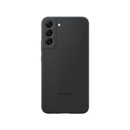 Samsung EF-PS906TB Fekete Szilikon tok S22+ 5G