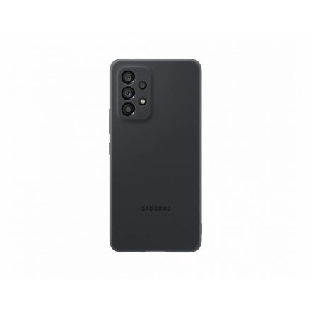 Samsung EF-PA536TB Fekete Szilikon tok A53 5G