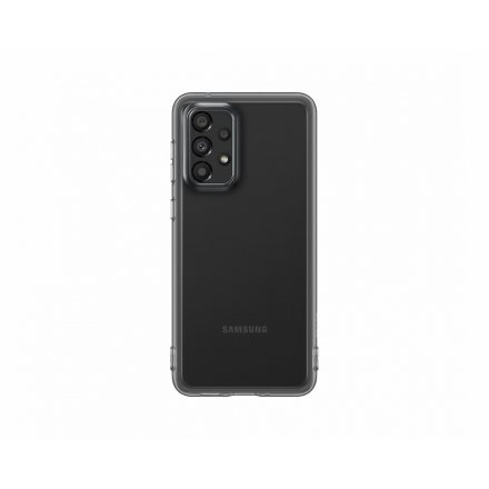 Samsung EF-QA336TB Fekete Soft Átlátszó Tok A33 5G