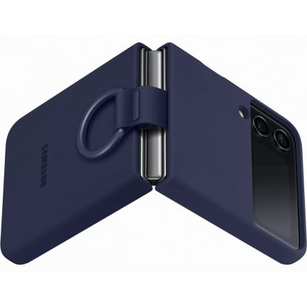 Samsung EF-PF721TN Navy Silicone tok with Ring  Z Flip4