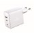 Swissten GaN mini hálózati töltőadapter, 2XUSB-C + 1XUSB, 70W, PowerDelivery