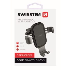   Swissten Gravitációs autós tartó szellőzőrácsra, G1-AV3