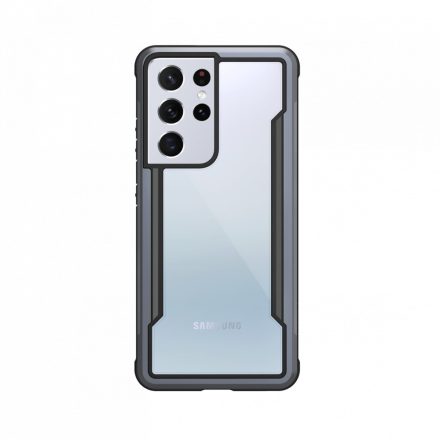 Raptic Shield Pro for Galaxy S21 Ultra, Antimikrobiális & Ütésálló felülettel, Fekete