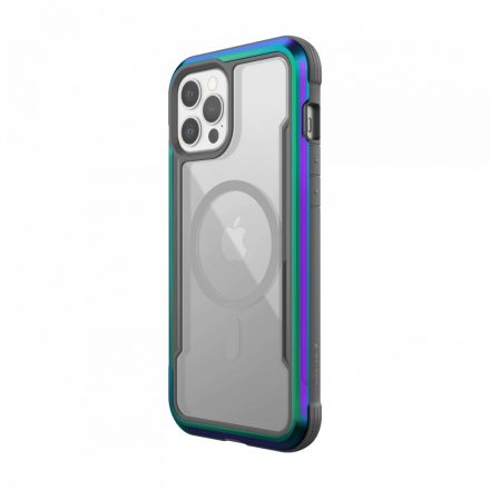 Raptic Shield Pro Magnet for iPhone 12 Pro Max, Antimikrobiális & Ütésálló felülettel,  Színjátszós