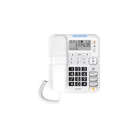 Alcatel TMAX70 ergonómikus vezetékes telefon nagy LCD kijelzővel