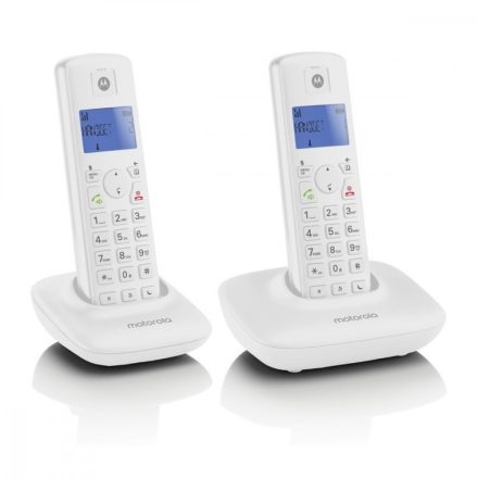 Motorola T402 Duo Dect telefon, fehér